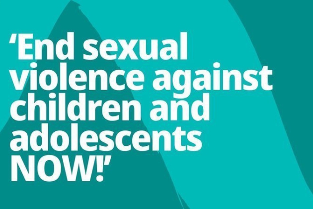 Banner: Wnd sexual violence against children and adolescents now!